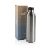 Avira Avior RCS gerecycled roestvrijstalen fles 1L, zilver