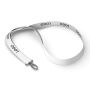Polyester lanyard met reflecterende draden
