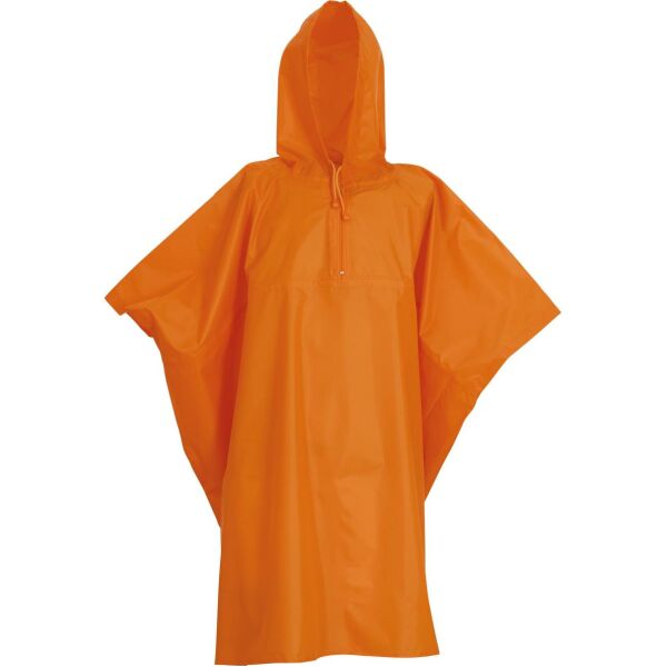 Lightweight poncho Orange L Lightweight poncho Orange L