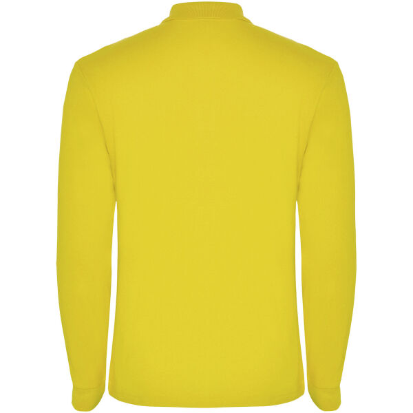 Estrella long sleeve men's polo - Yellow - 3XL