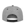 CLASSIC SNAPBACK 2-TONE, HEATHER GREY/BLACK, One size, FLEXFIT