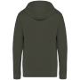 Ecologische uniseks sweater met capuchon French Terry Washed Organic Khaki 4XL