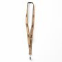 Zeefdruk lanyard van kurk en polyester