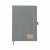 CORDI NOTE - A5 RPET corduroy notitieboek - Grijs