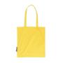 SHOPPING BAG, LONG HANDLES, YELLOW, One size, NEUTRAL