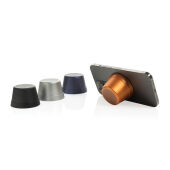 Nivio RCS gerecycled aluminum magnetische 5W Speaker, zwart