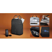 XD Design Soft Tote Rugzak, zwart, grijs