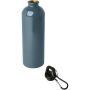 Oregon 750 ml RCS certified single wall stainless steel water bottle with carabiner - Hale Blue