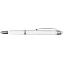 Aluminium balpen Pascaline wit