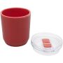 Hudson 180 ml dubbelwandige beker van gerecycled plastic - Rood Hudson 180 ml dubbelwandige beker van gerecycled plastic - Rood