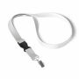 Afneembare polyester lanyard in Pantone-kleur met zeefdruk en bulldogclip Afneembare polyester lanyard in Pantone-kleur met zeefdruk en bulldogclip