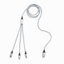 Oplaadkabel CHARGE DISTANCE zilver
