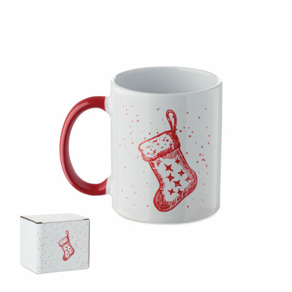 FESTIMUG - Keramische kerst mok 300ml - Rood FESTIMUG - Keramische kerst mok 300ml - Rood