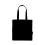 SHOPPING BAG, LONG HANDLES, BLACK, One size, NEUTRAL