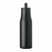 EMPIRE - Dubbelwandige fles 500ml - Zwart EMPIRE - Dubbelwandige fles 500ml - Zwart