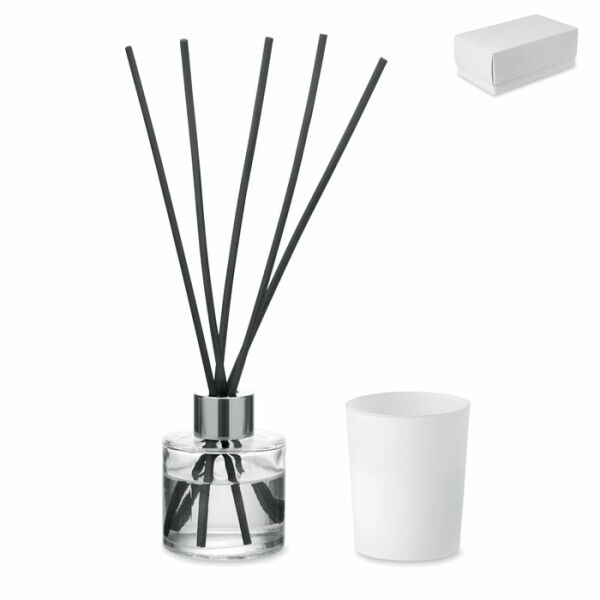 KALOMA SET - Vanille diffuser & kaarsenset