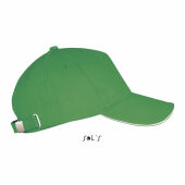 LONG BEACH - LONG BEACH VIJFPANELENPET - M - Kelly Green/White