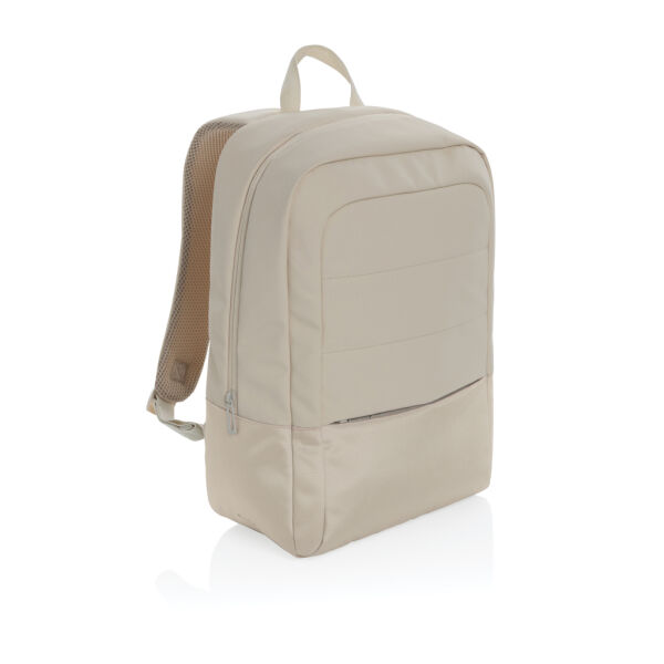 Armond AWARE™ RPET 15.6 inch standard laptop backpack, beige