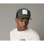 APPLIQUÉ PATCH 5 PANEL TRUCKER, OLIVE GREEN/BLACK, One size, BEECHFIELD