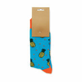 FUNNY M - Sokken met een grappig patroon - Turquoise