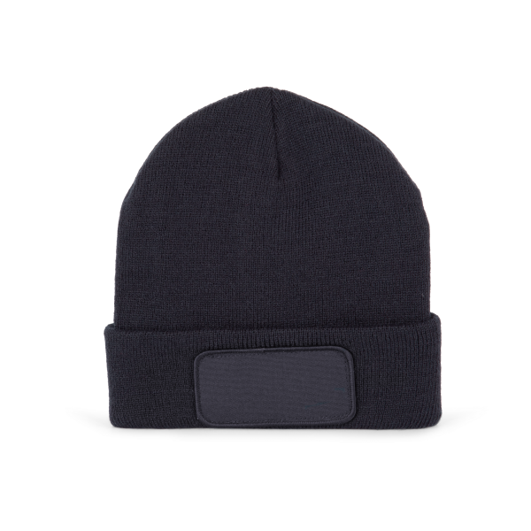 Bonnet avec patch et doublure Thinsulate™ Navy One Size Bonnet avec patch et doublure Thinsulate™ Navy One Size