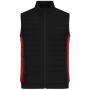 Men's Padded Hybrid Vest black/red-melange 5XL
