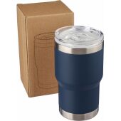 Gerecyclede roestvrijstalen dubbelwandige to go mok (350 ml) Ayen zwart