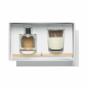 MUSKA SET - Vanille diffuser & kaarsenset - Transparant