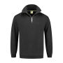 L&S Sweater Zip 432c Dark Grey-M