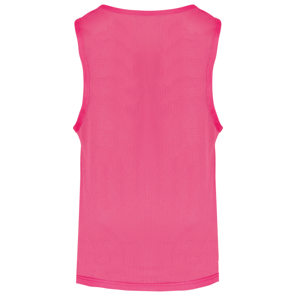 Licht trainingshesje van mesh kids Fluorescent Pink 6/10 jaar Licht trainingshesje van mesh kids Fluorescent Pink 6/10 jaar