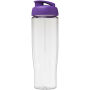 H2O Active® Tempo 700 ml sportfles met flipcapdeksel - Transparant/Paars