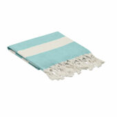 AGOURA - Hammam handdoek 140 gr/m² - Turquoise
