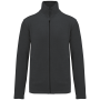 Microfleece met rits heren Dark Grey 5XL