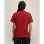 Reeser - Heavy gerecycled katoen blend T-overhemd met een modern look - Passionate Red (3XL)