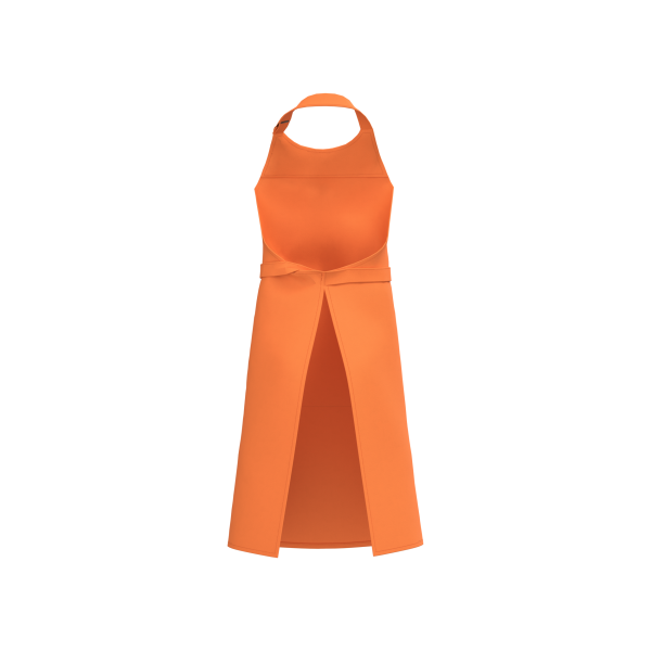 Schort met zak van biologisch katoen Light Orange One Size Schort met zak van biologisch katoen Light Orange One Size