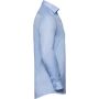 Men's LSL Tailored Contrast Herringbone Shirt light blue/mid blue/bright navy S