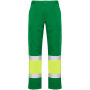 Naos Trousers garden green/fluor yellow 58