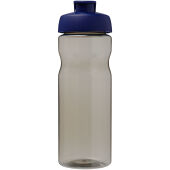H2O Active® Eco POP Base 650 ml sportfles met kanteldeksel - Houtskool/Blauw