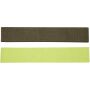 Grip 2-piece resistance band set - Lime/Forest green