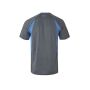 TWO-TONE TECHNICAL T-SHIRT, GREY/SKY BLUE, XXL, VELILLA