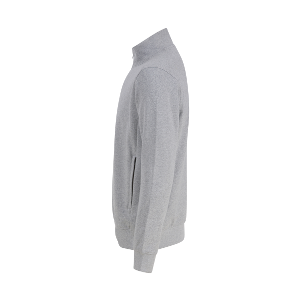 Unisex-Sweatshirt mit Reißverschlusskragen Heather Grey 4XL Unisex-Sweatshirt mit Reißverschlusskragen Heather Grey 4XL