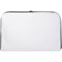 Mila 17" laptophoes voor sublimatie - Zwart/Wit