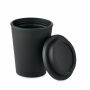 NOLA - Dubbelwandige beker PP 300 ml - Zwart