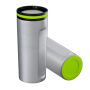 Thermobeker RETUMBLER-mySTEELONE - lichtgroen, zilver, wit