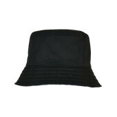 Batik Dye Reversible Bucket Hat - Black - One Size