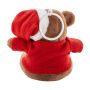 Julnalle - pluche kerst teddybeer sleutelhanger