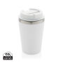 Java RCS recycled dubbel wandige beker 350ML, wit