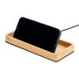 Desktoporganizer met draadloze oplader REEVES-BAMBOOCHARGE