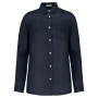 Linnen herenoverhemd Navy Blue XL Linnen herenoverhemd Navy Blue XL