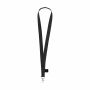 KeyCord Budget GRS RPET 2 cm - zwart KeyCord Budget GRS RPET 2 cm - zwart
